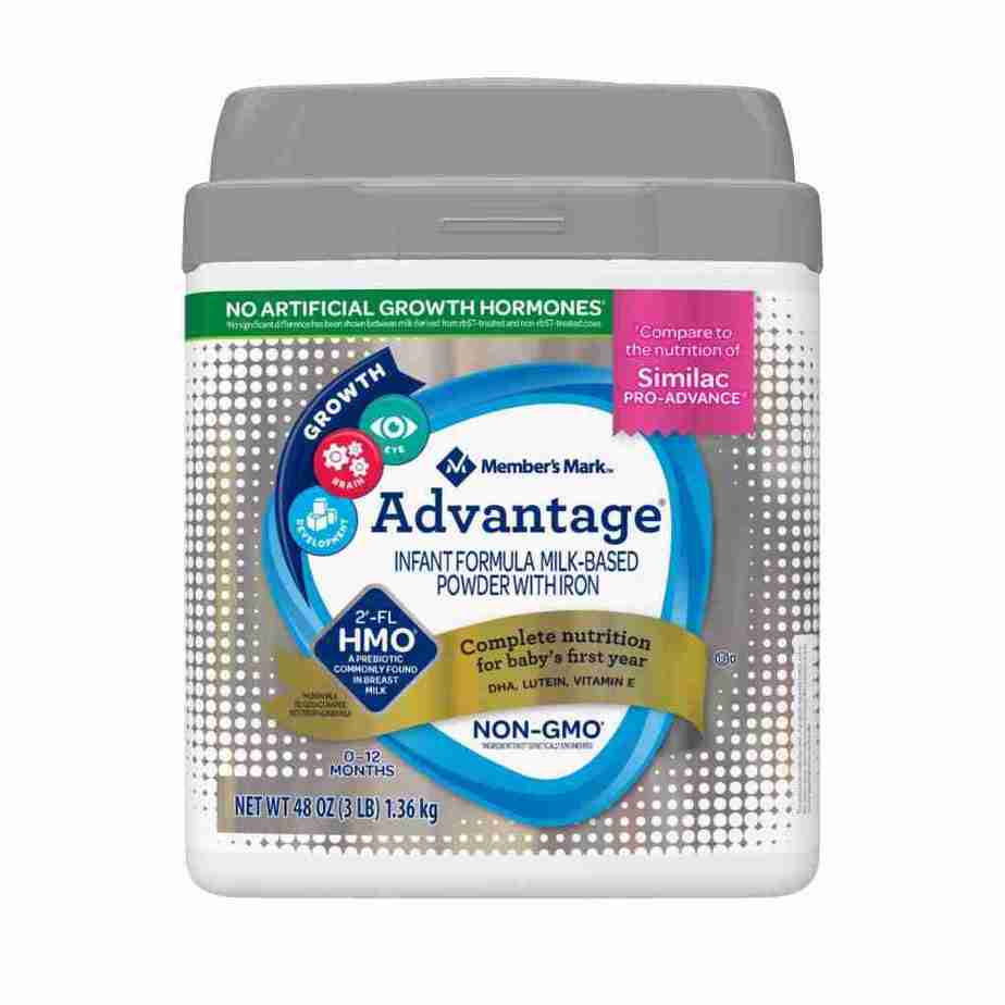 Member's Mark Advantage Non GMO HMO Infant Formula