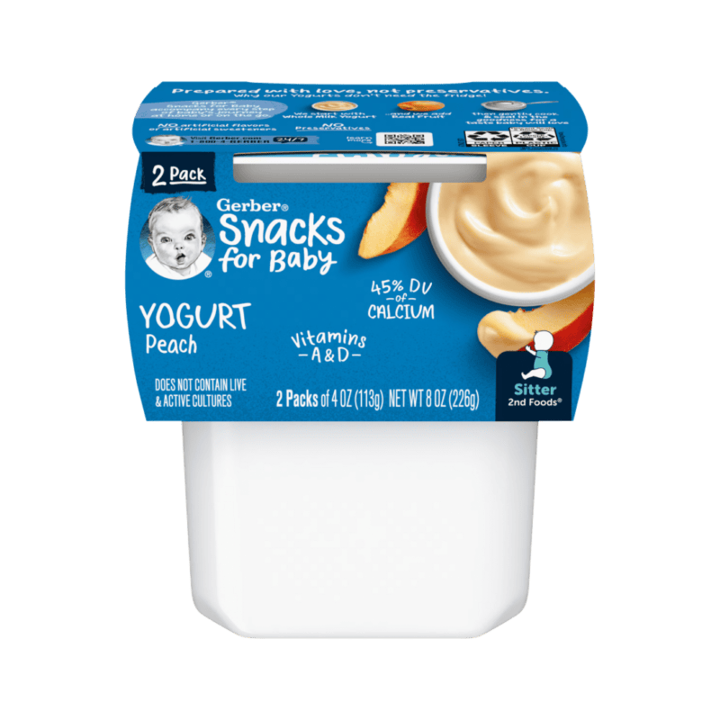 Gerber Yogurt Peach Snack Sitter