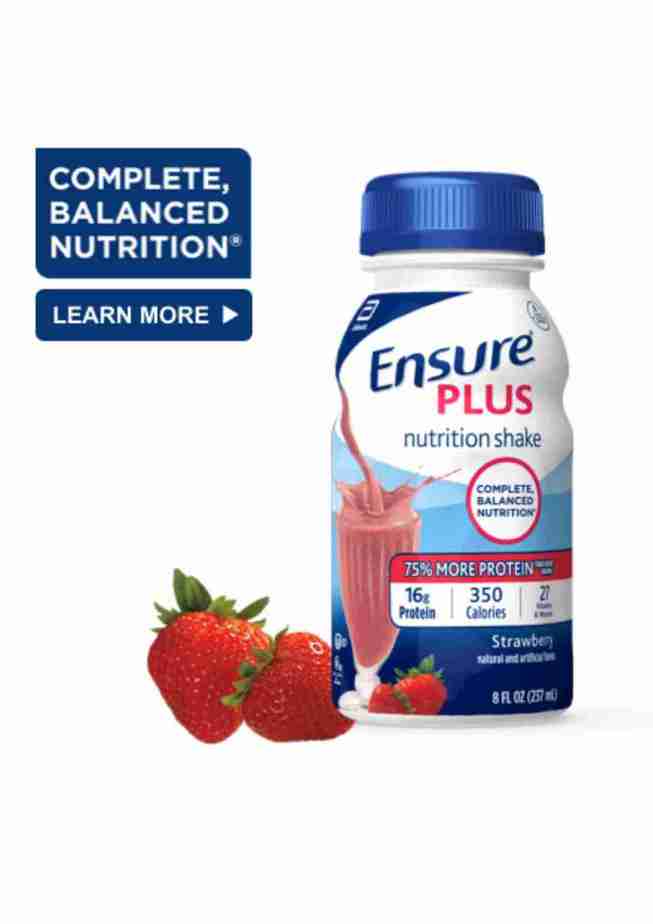 Ensure Plus Strawberry Nutrition Shake