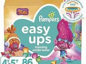 Pampers Easy Ups 4T-5T Girl