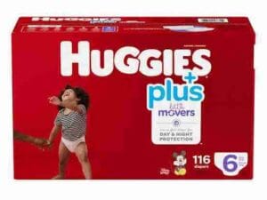 huggies plus little movers size 6