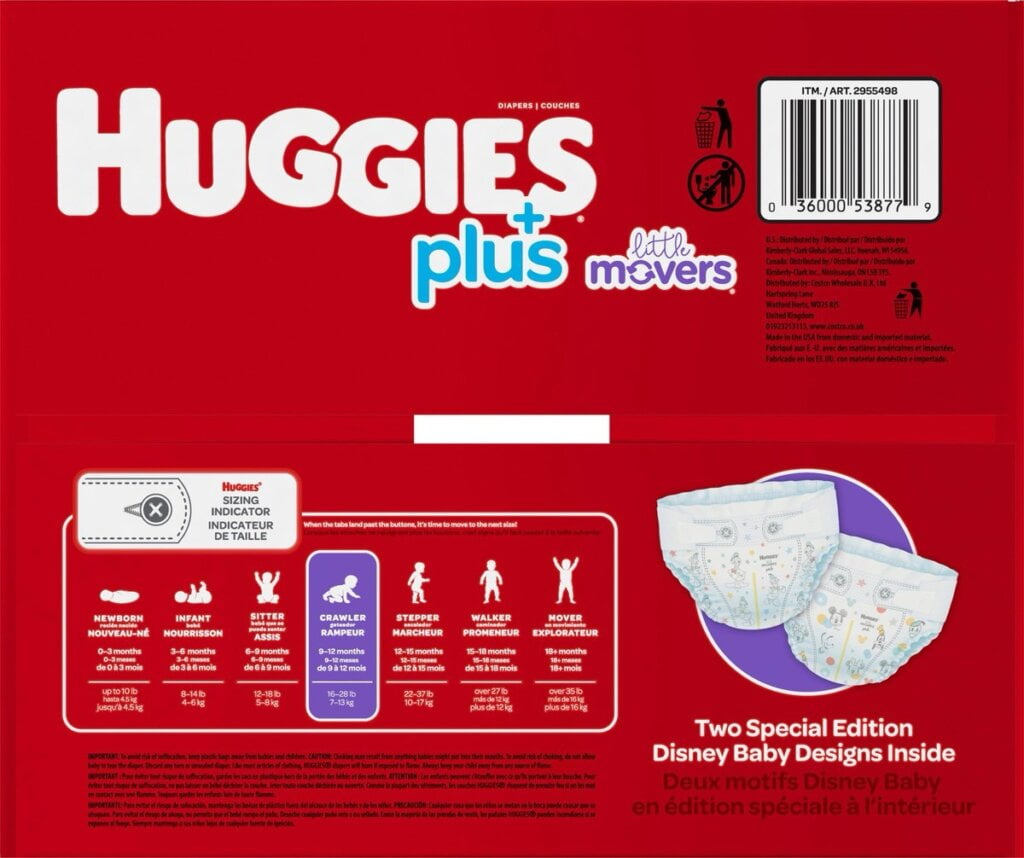 Huggies Little Movers size 3