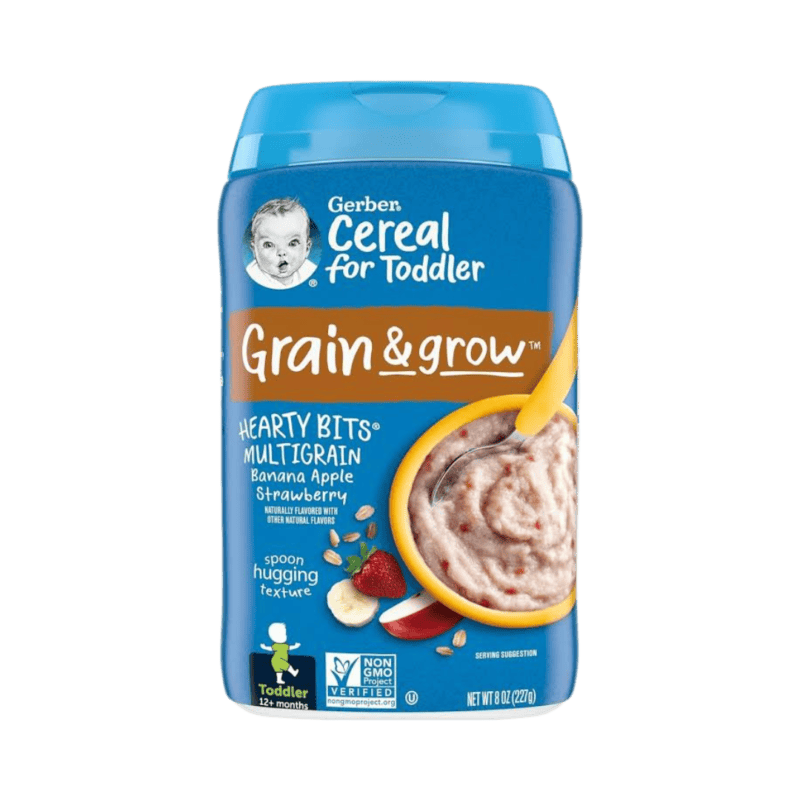 Gerber Cereal for Toddler Grain and Grow Baby Hearty Bits