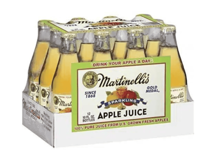 martinelli's sparkling apple juice