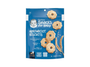 Gerber Snacks for Baby Arrowroot Biscuit