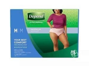 Depend Fit-Flex Underwear For Women - medium