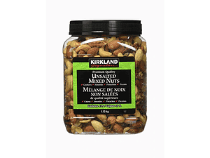 kirkland signature unsalted mixed nuts