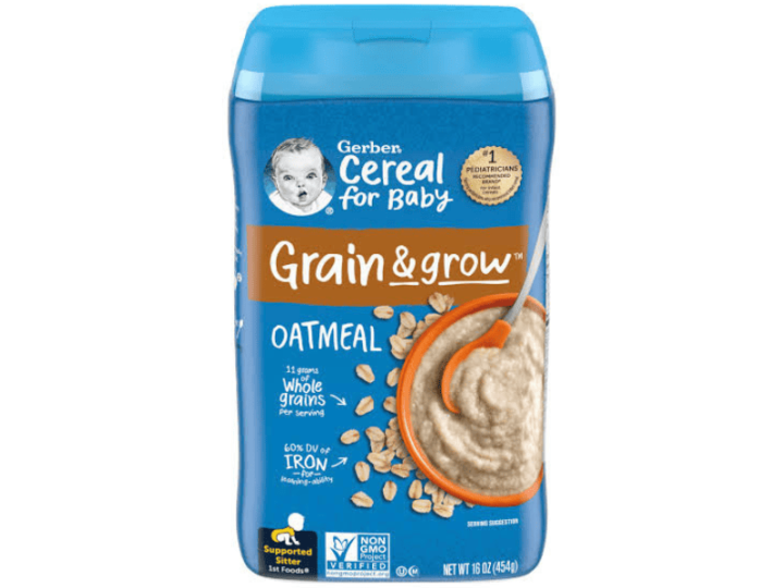 Gerber Cereal for Baby Supported Sitter Oatmeal