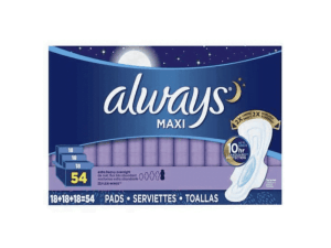 always maxi extra heavy overnight pads