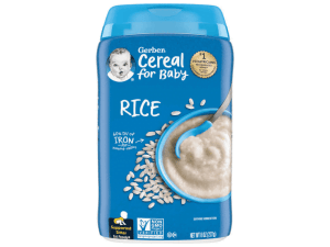 Gerber Cereal for Baby Rice Supported Sitter