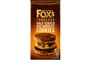 Fox’s Fabulous Half-Coated Milk Chocolate Cookies