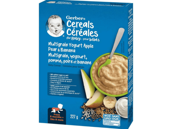 Gerber Multigrain Cereal - Yoghurt Apple image