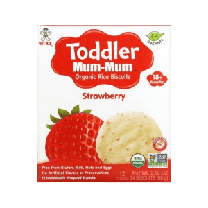 An Image of Toddler Mum Mum organic rice biscuits