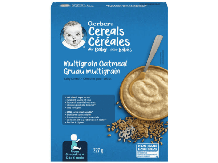 gerber multigrain oatmeal