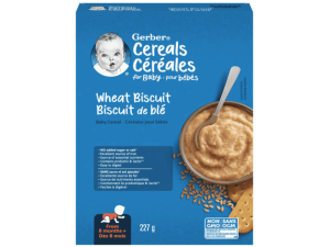 Gerber Cereal for Baby Wheat Biscuit