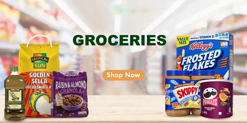 Groceries banner