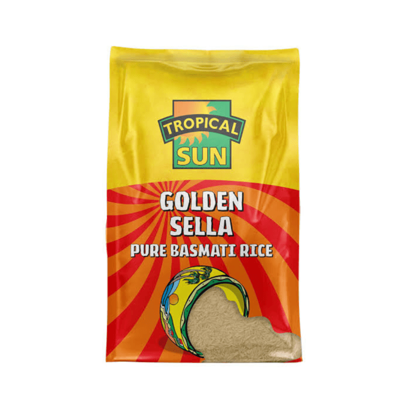 Tropical Sun Golden Sella Pure Basmati Rice - 10kg