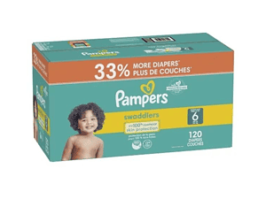 Pampers swaddlers size 6