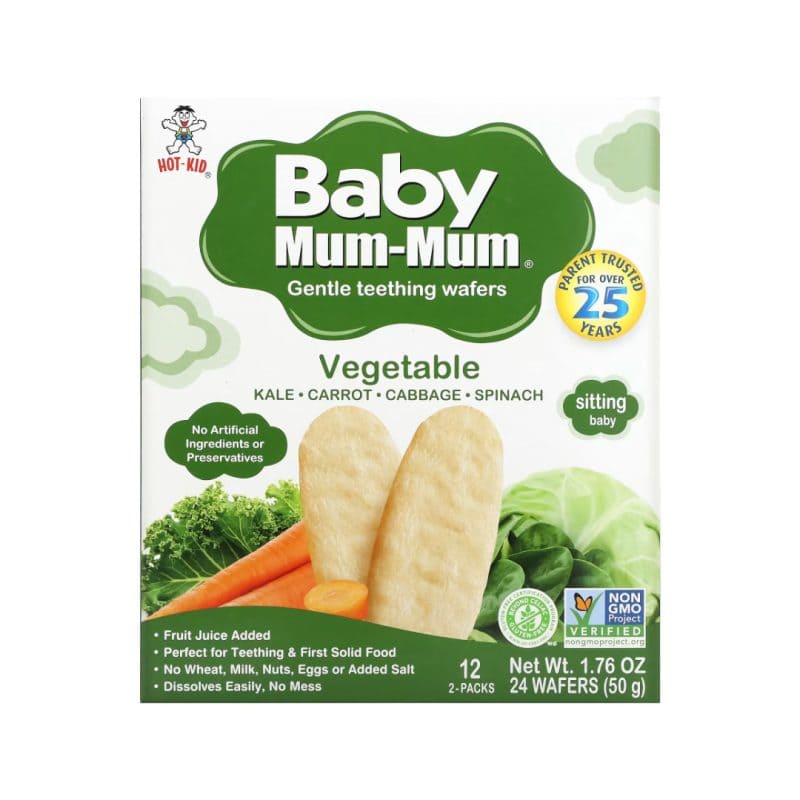 Baby Mum Mum Gentle Teething Wafers Vegetable