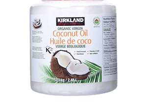 image of kirkland organic virgin coconut oil