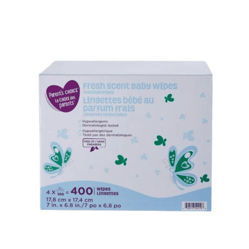 parents choice fresh scent baby wipes