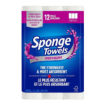 sponge paper towels