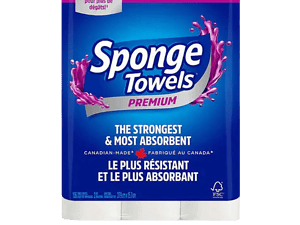 sponge paper towels