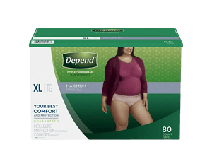 Depend Fit-Flex underwear for women