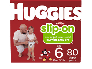 Huggies Slip-on Size 6 - Little Movers 100 Count