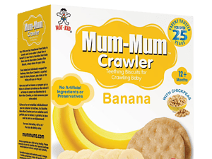 Mum-Mum Crawler Banana Teething Biscuits