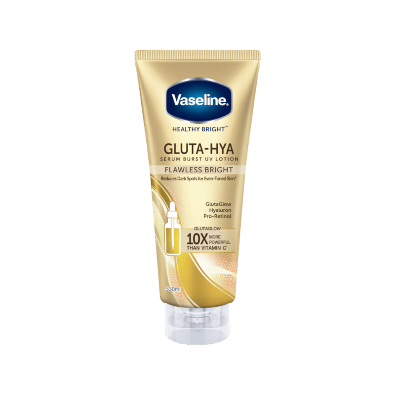 Vaseline Gluta-Hya Serum Burst UV Lotion Flawless Glow