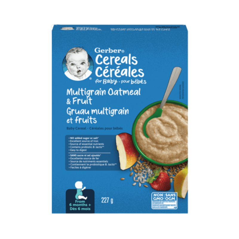 Gerber Cereal Multigrain Oatmeal & Fruits