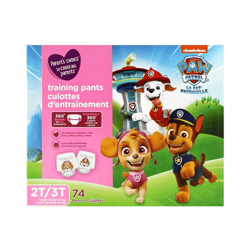 Parent's Choice Training Pants Girl 2T/3T - 74 Counts